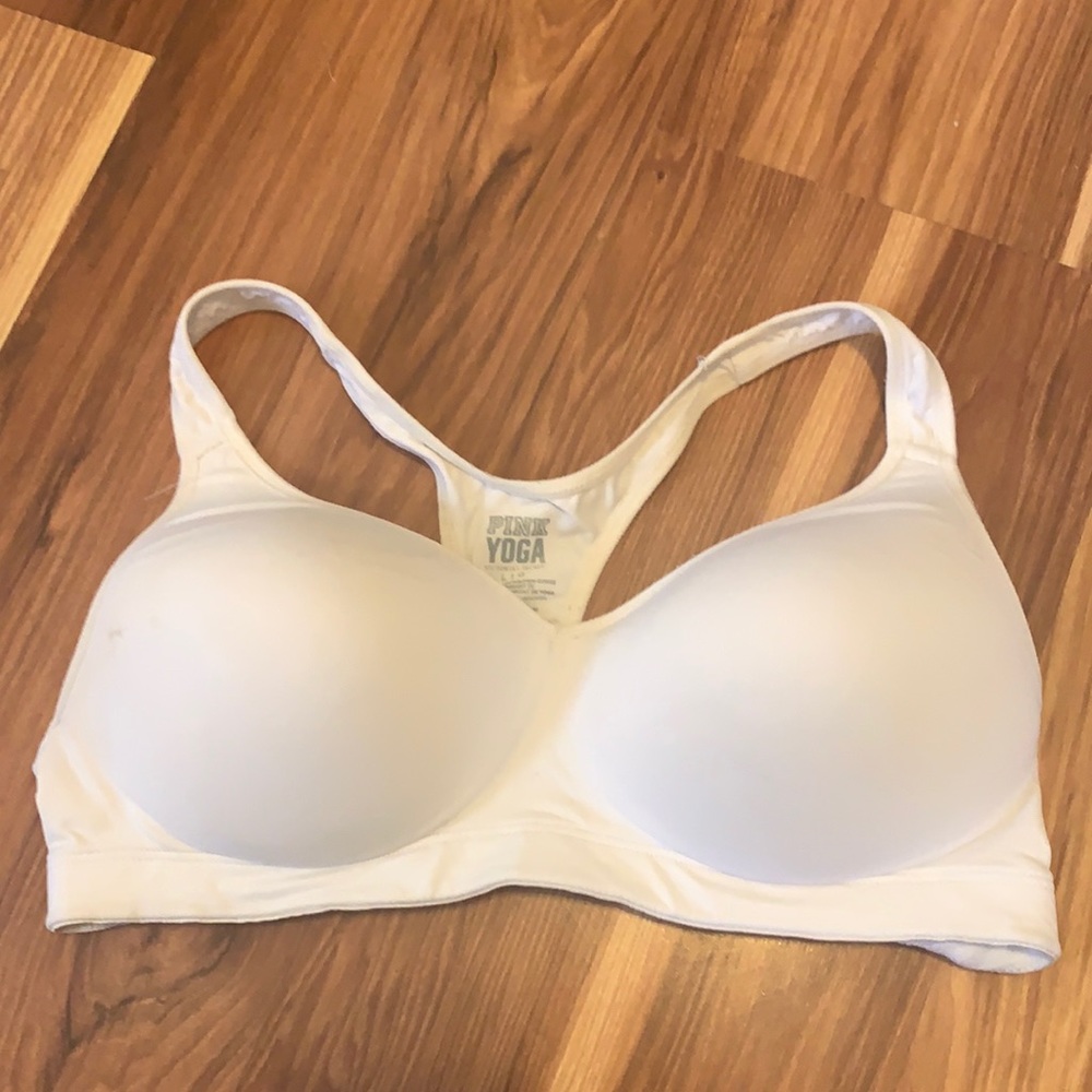 White VS Push-up Sports Bra